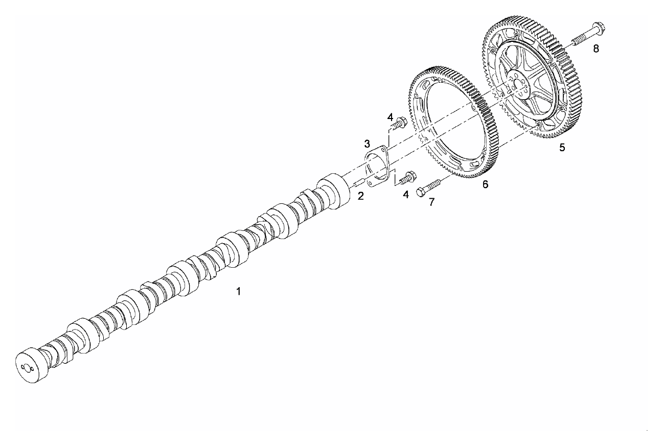 MAN camshaft 51.04402-0054 for D2862 LE