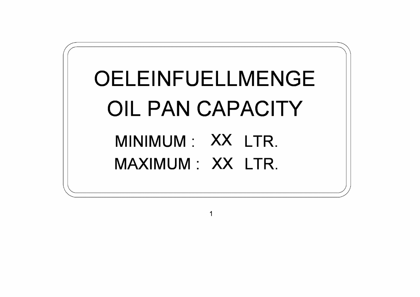 Exploded view of instruction plate