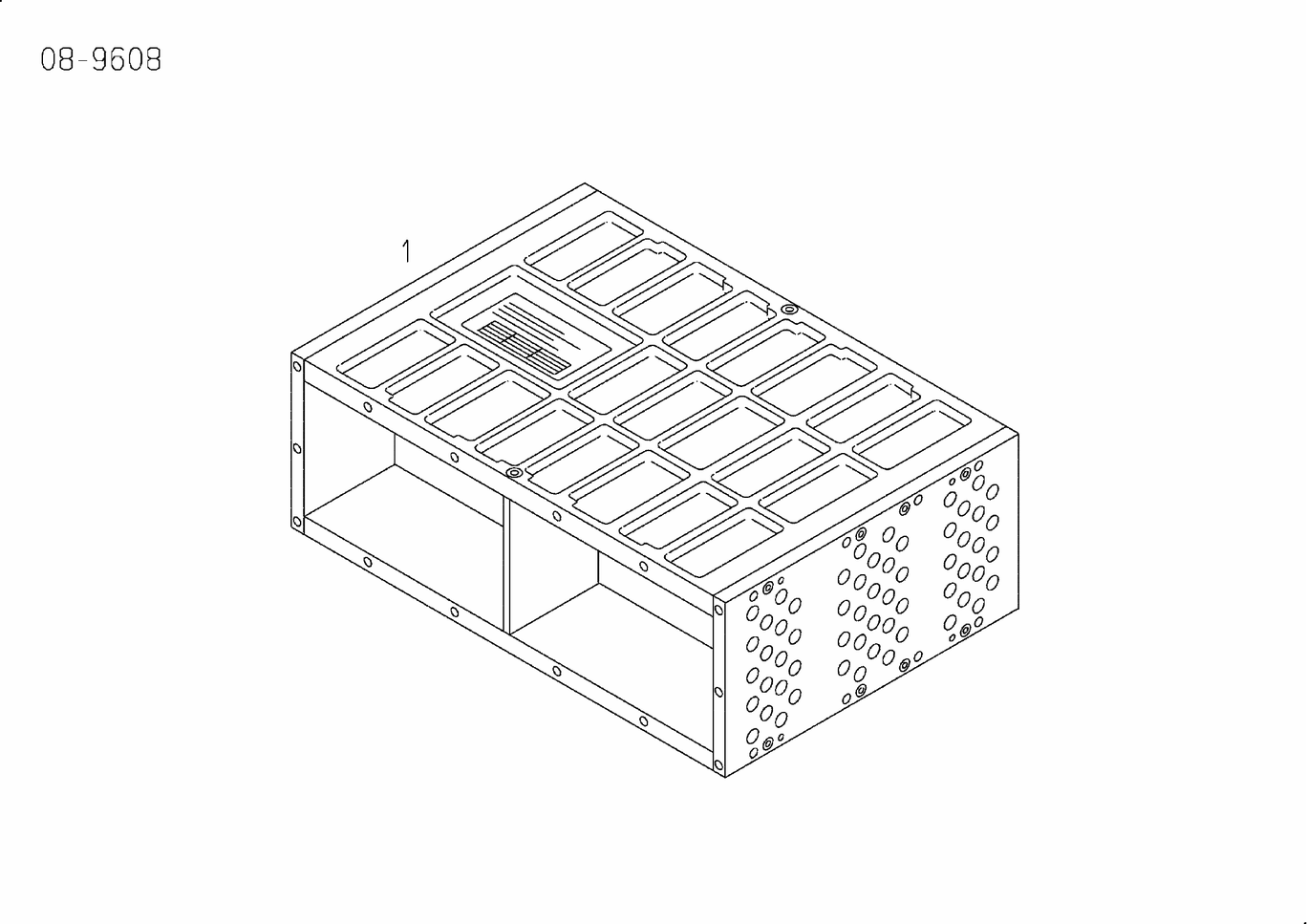 Exploded view of intercooler
