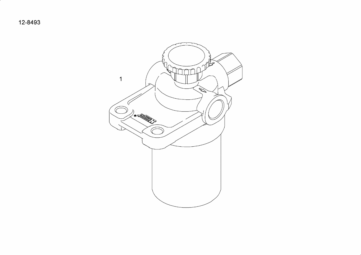 Exploded view of prefilter lift pump