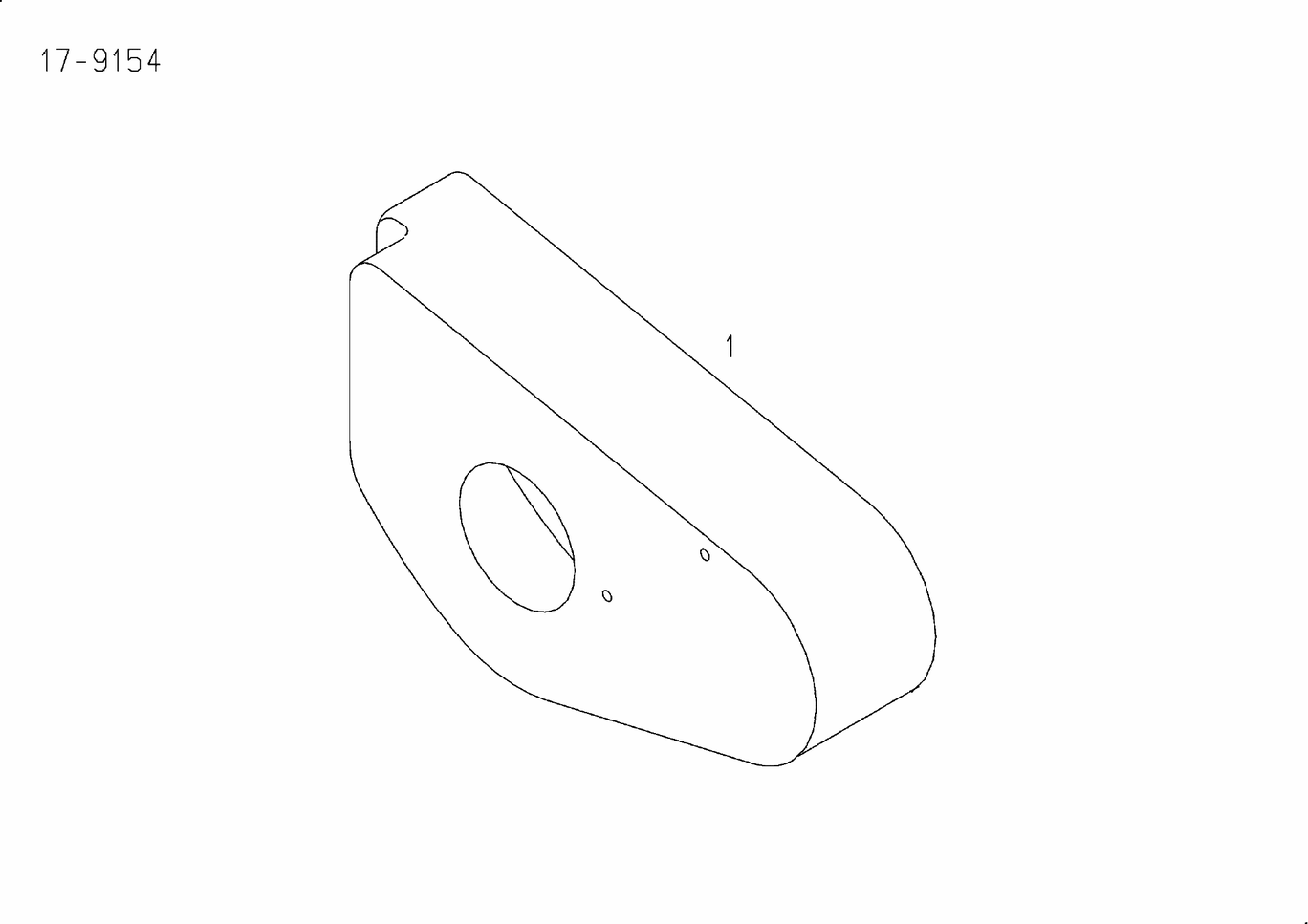 Exploded view of V-belt guard