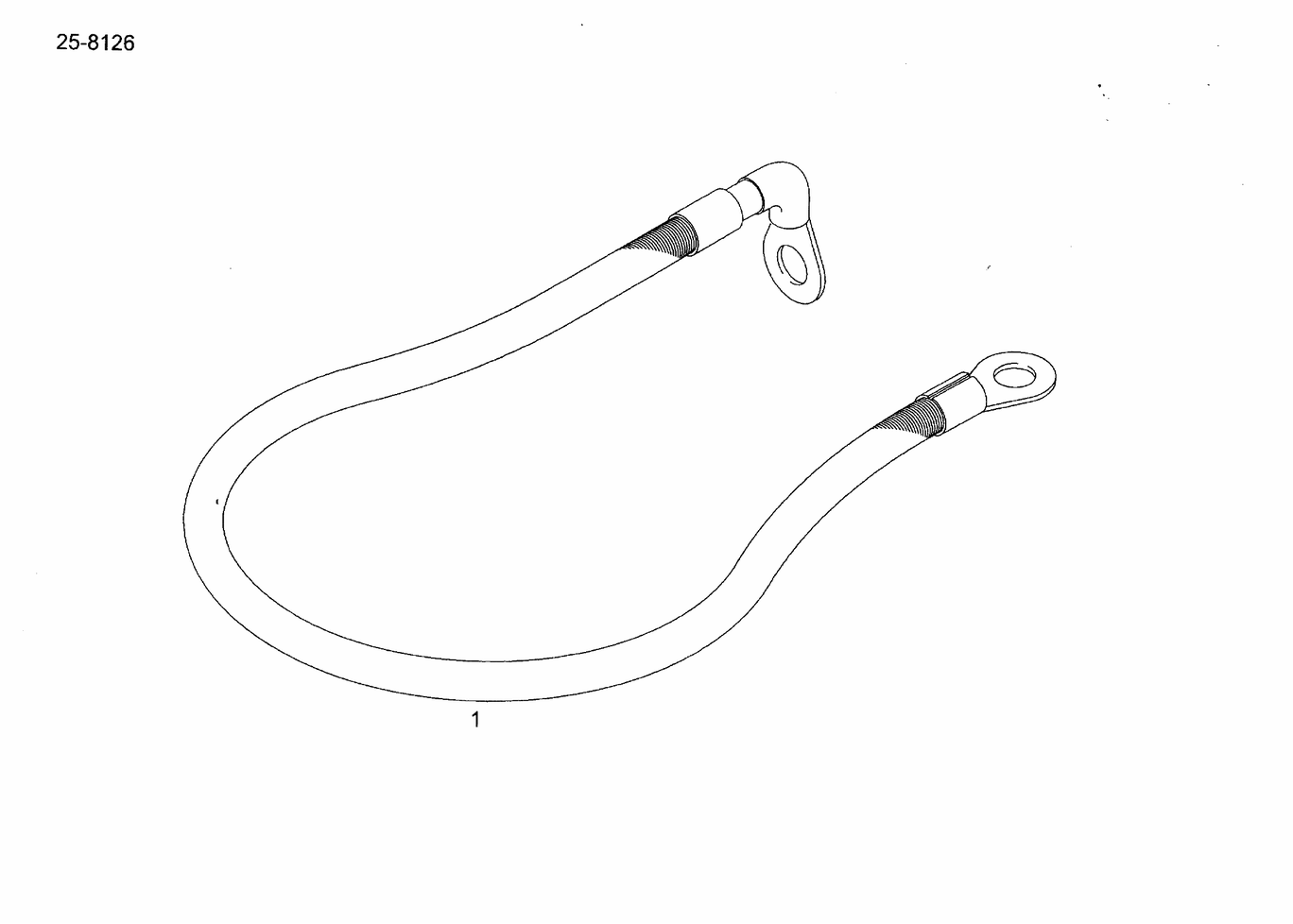 MAN D2842 LE423 cable harness ground strap exploded parts diagram with numbered positions
