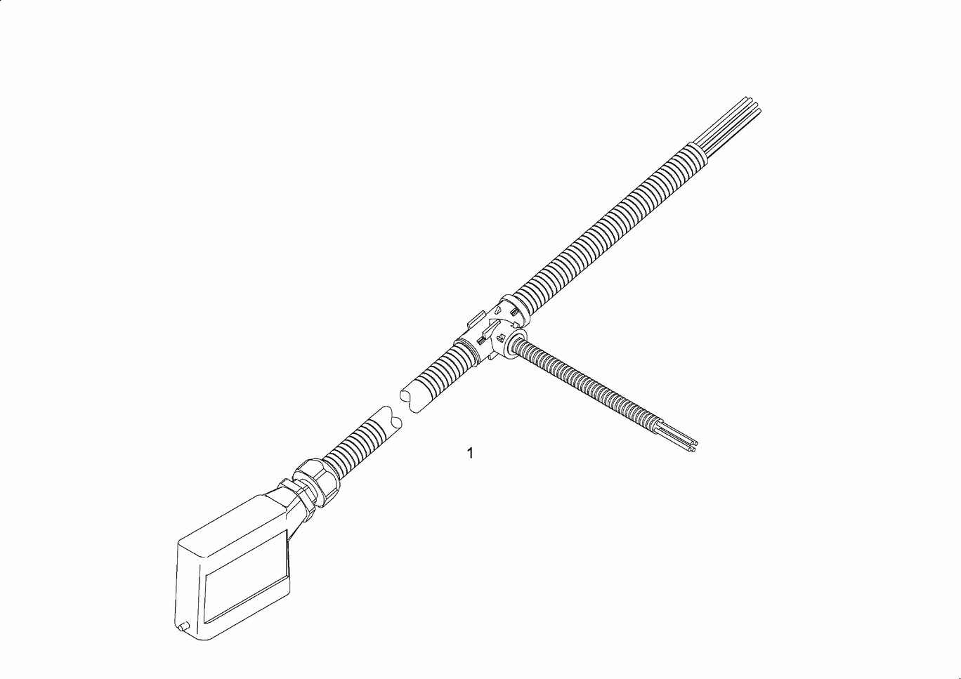 MAN D2842 LE423 connecting line exploded parts diagram with numbered positions