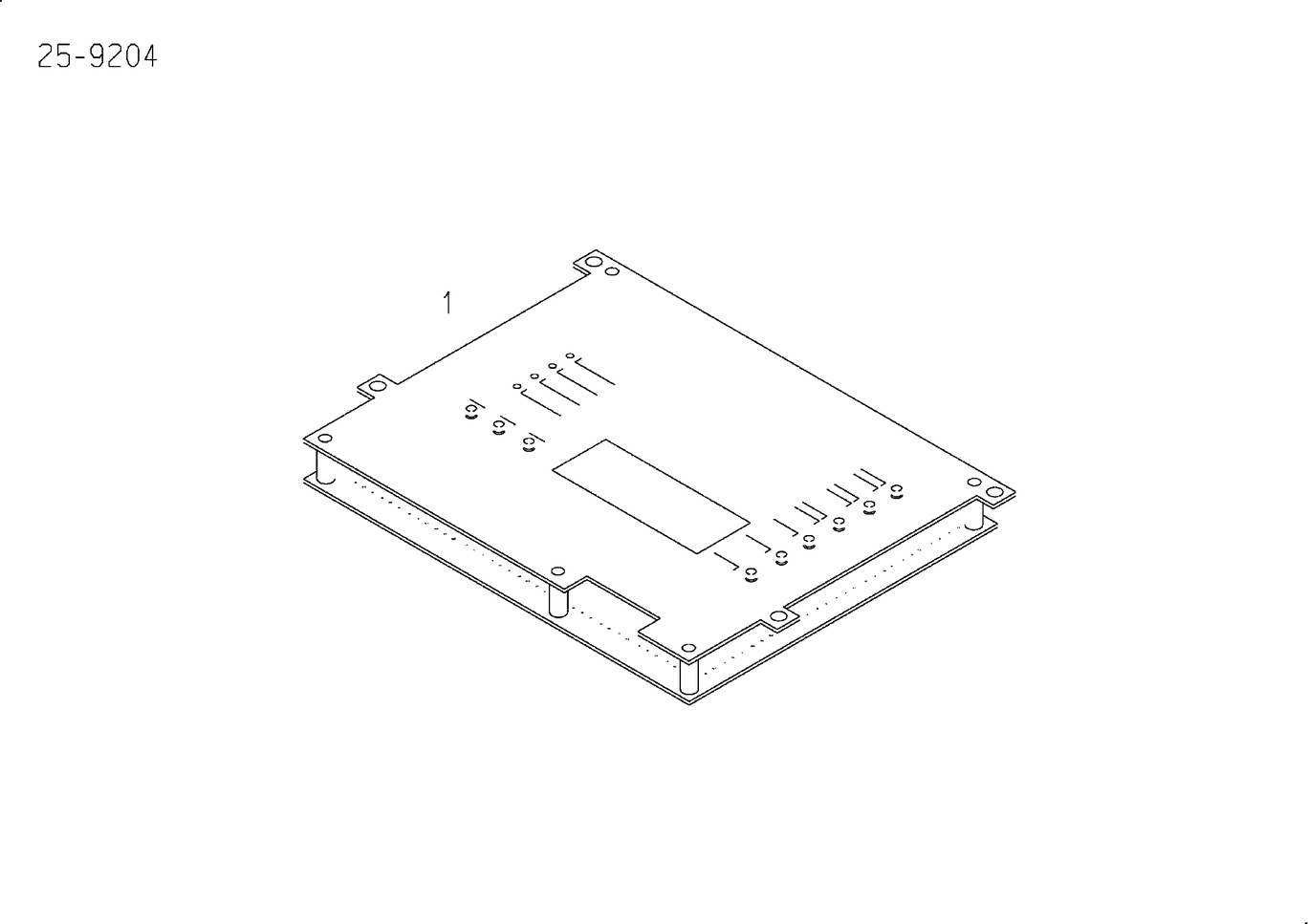 MAN D2842 LE423 electronic control unit central on-board computer exploded parts diagram with numbered positions