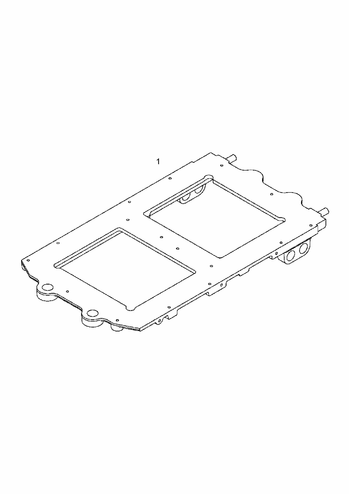 MAN D2842 LE423 Engine control unit bracket exploded parts diagram with numbered positions