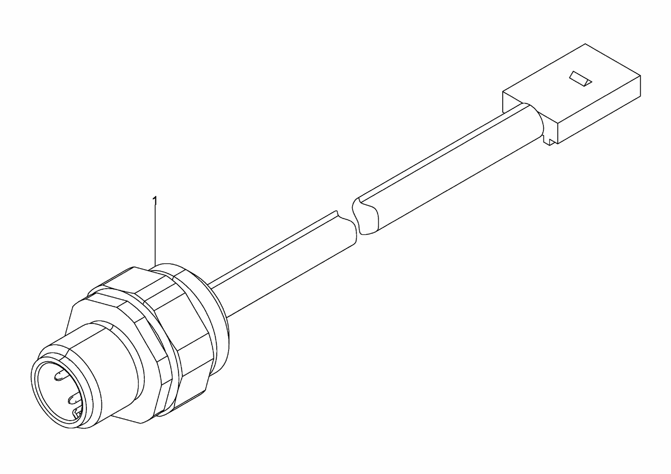 MAN D2842 LE423 terminal box cable harness X11 / X12 exploded parts diagram with numbered positions