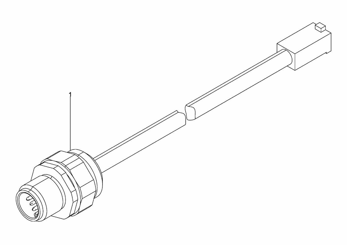 MAN D2842 LE423 terminal box cable harness X13 exploded parts diagram with numbered positions