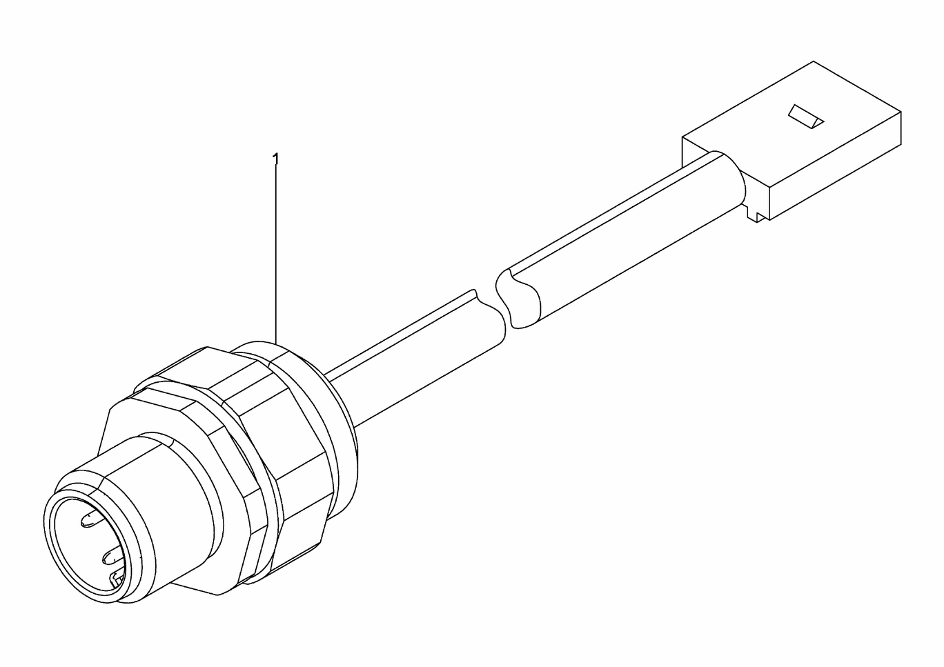 MAN D2842 LE423 terminal box cable harness X16 exploded parts diagram with numbered positions