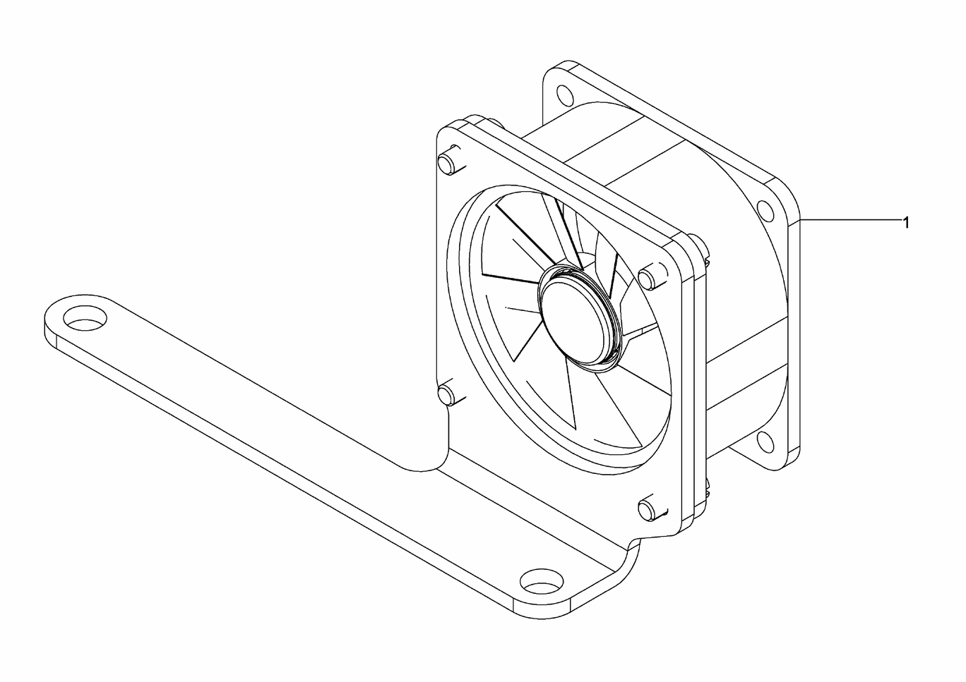 MAN D2842 LE423 terminal box fan exploded parts diagram with numbered positions