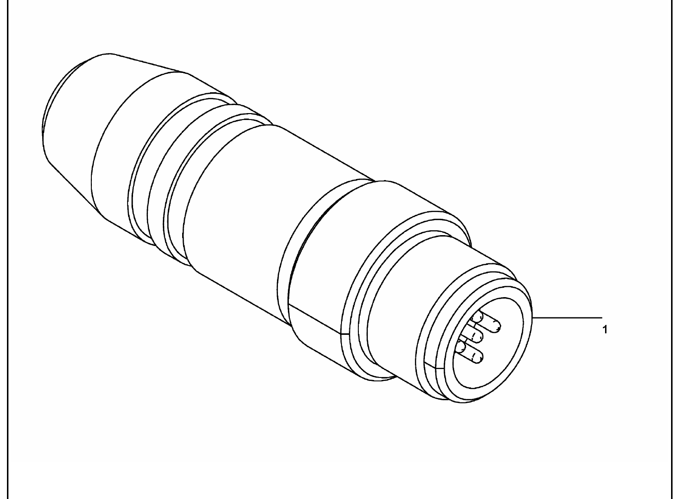 Exploded view of plug