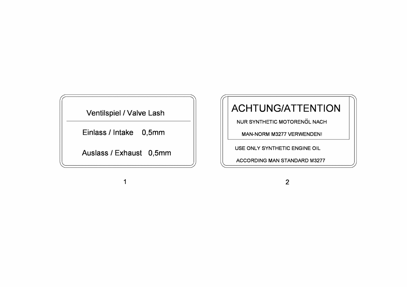 Exploded view of instruction plates