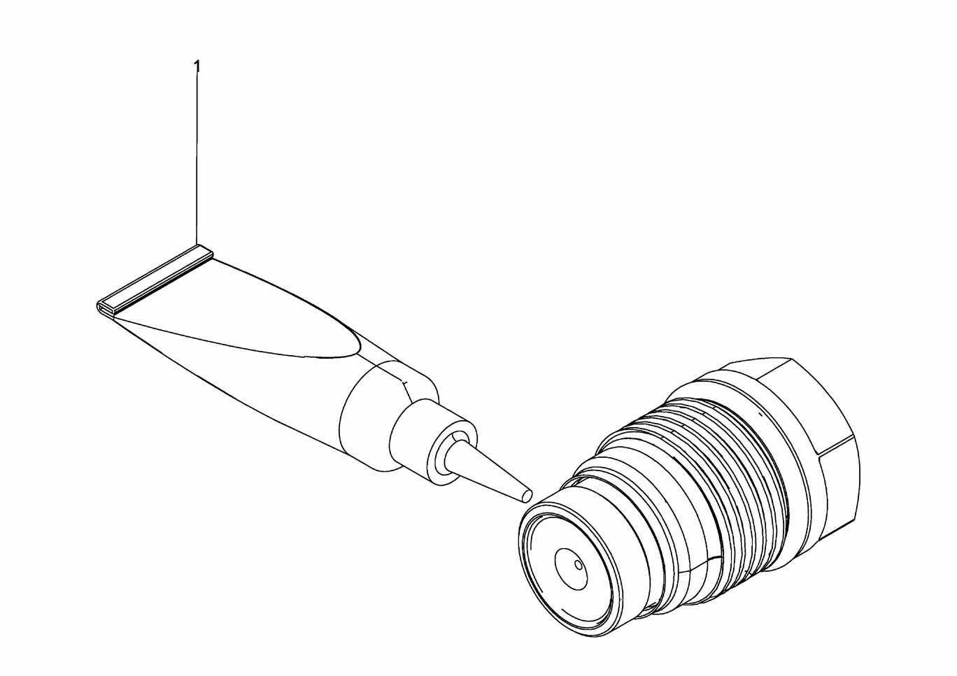 MAN D2862 LE133 pressure limiter valve components exploded parts diagram with numbered positions