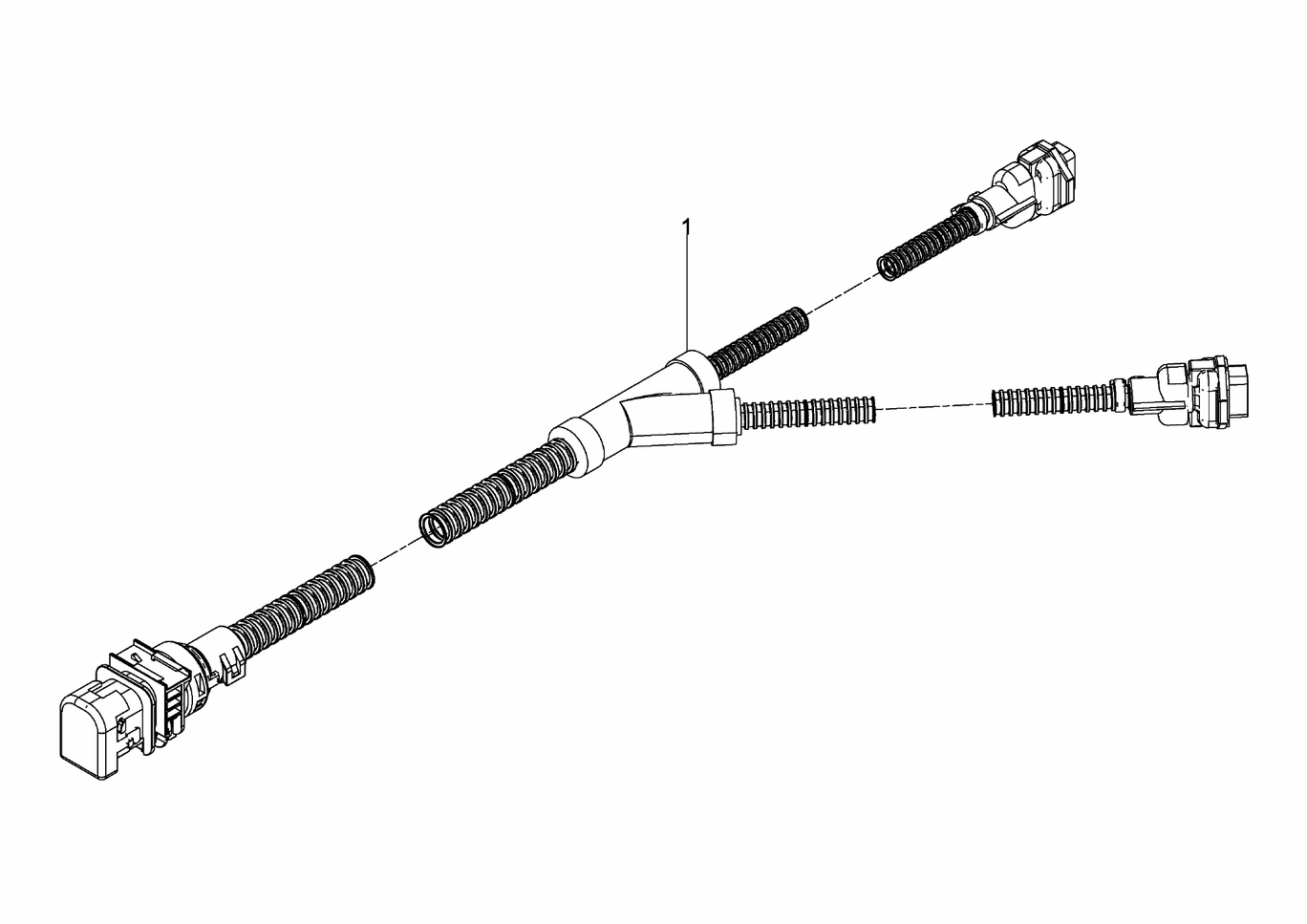 MAN D2862 LE133 connecting line exploded parts diagram with numbered positions