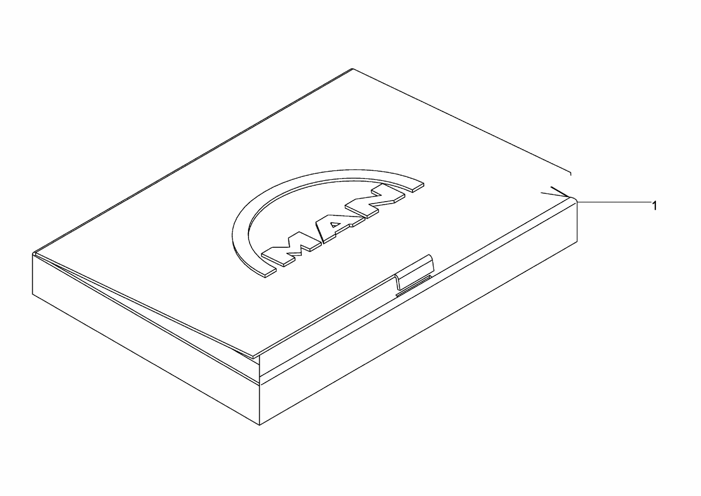 Exploded view of engine seal set