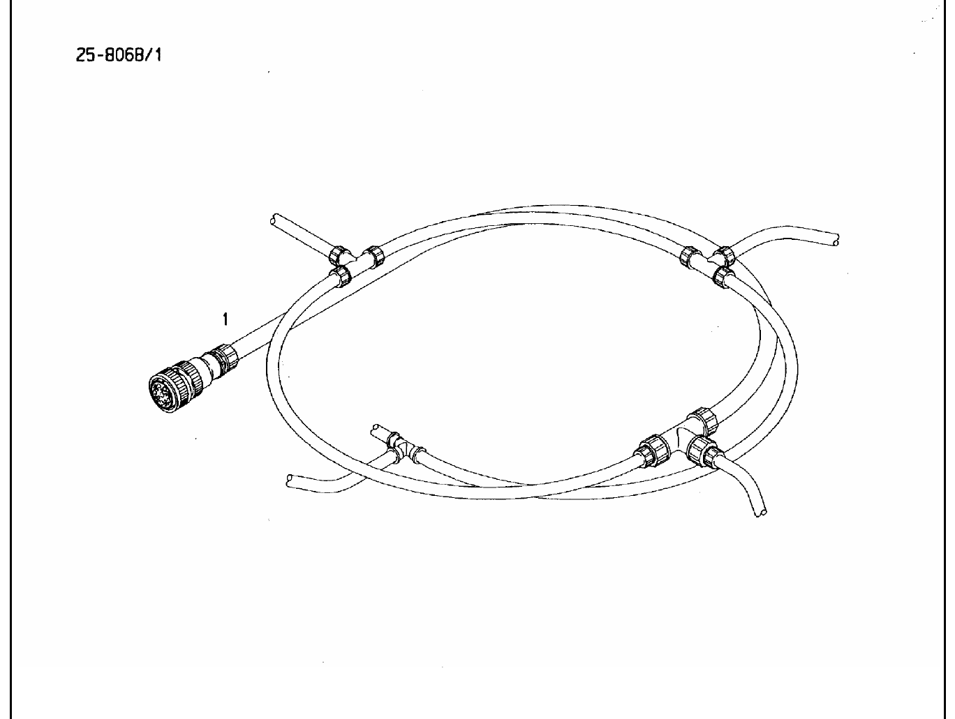 MAN D2862 LE422 cable harness gearbox exploded parts diagram with numbered positions