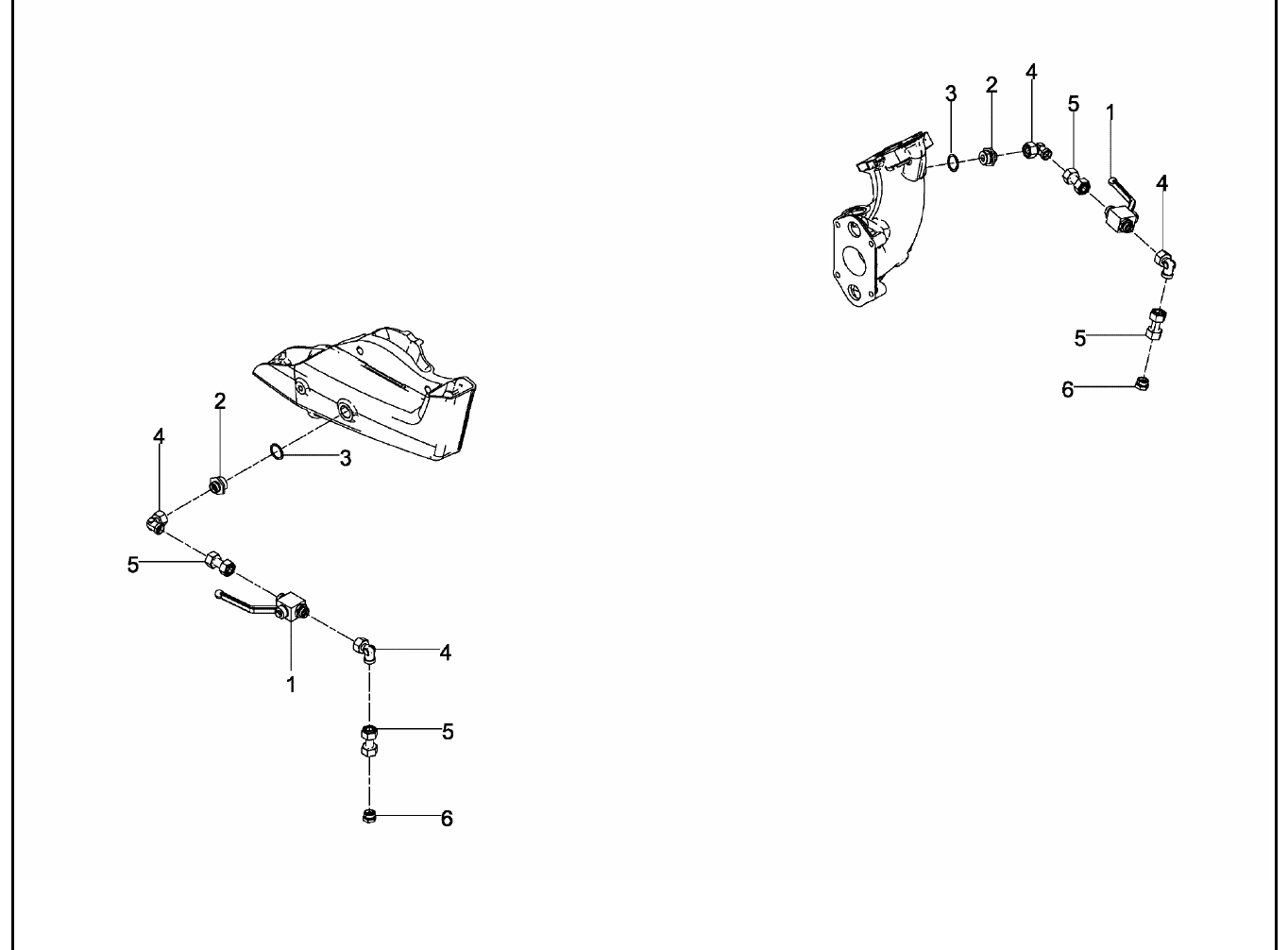 MAN D2862 LE463 heater connection exploded parts diagram with numbered positions