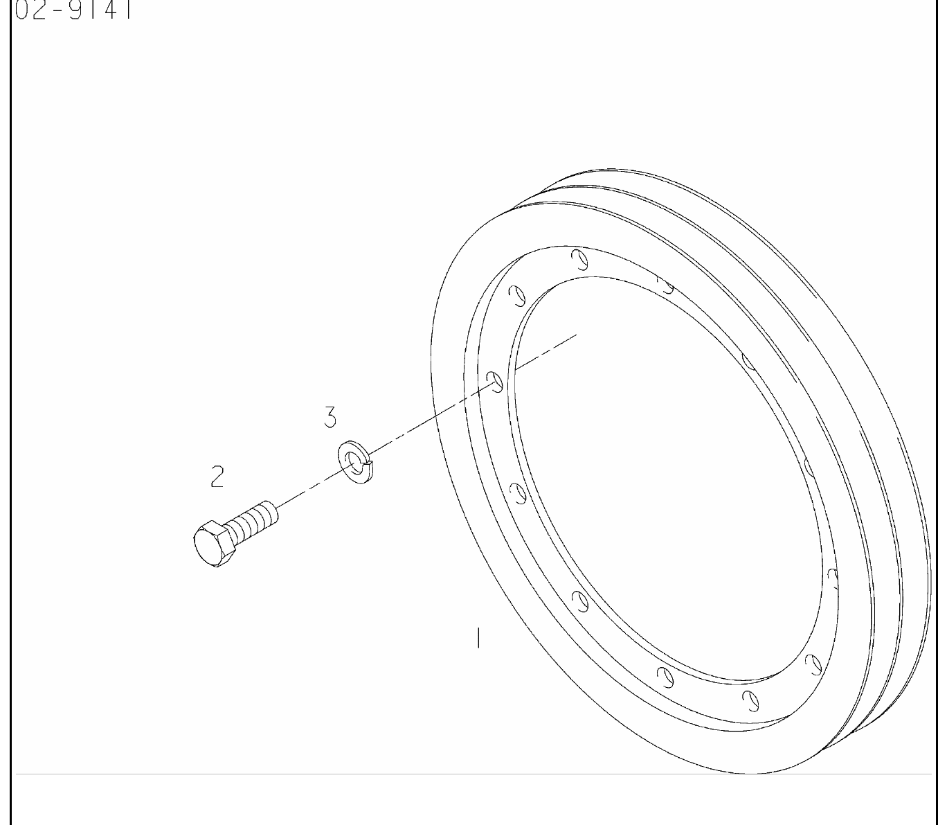 MAN D2866 E pulley exploded parts diagram with numbered positions