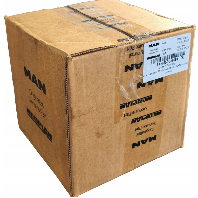 Genuine MAN packaging, made in Germany, part 51.02500-6394