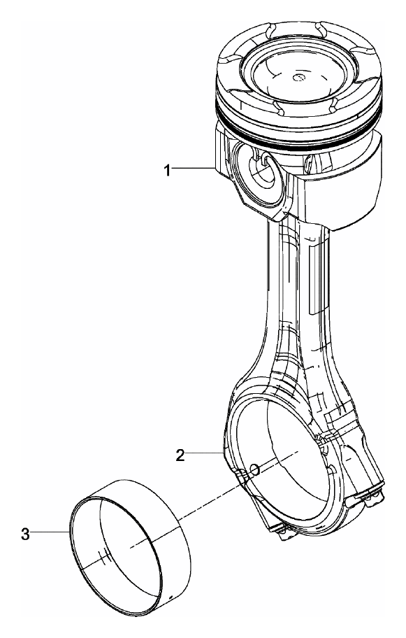 MAN piston 51.02500-6394 for D2862 / D2868